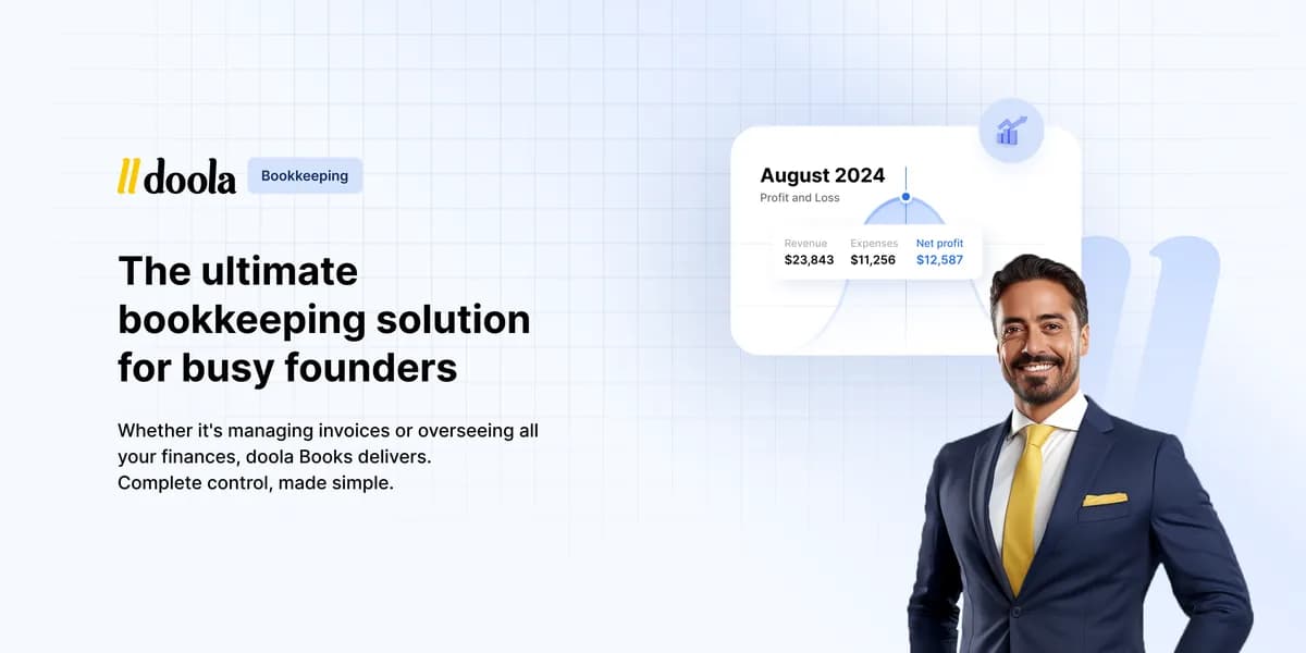 doola Bookkeeping banner for busy founders